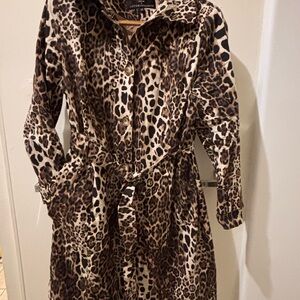 Helene Berman Animal Print Coat